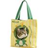 FOSDICK Borsa a Tracolla Tela per Trasportino Gatto, Portatile Borsa per Cani Piccola Taglia, Tote Bag Zaino per Cani Gatti Coniglio Piccola Animali Domestici Fino a 3 kg per Passeggiate, Campeggio