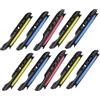 Alasum Kit 10 Porta Filo da Plastica Antiruggine Supporto Imbottito Facile Gestione del Filo Accessorio per Attrezzatura da Pesca Colore Casuale