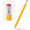ELETIUO Custodia in silicone compatibile con Apple Pencil 2a generazione, custodia protettiva con impugnatura e accessori per cappuccio, compatibile con iPad Pro 11 da 12,9 pollici, giallo