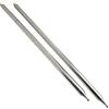 ReachMall Antenna telescopica, 5,6 m, in acciaio inox 201, per radio HF, GP/Yagi fai da te, dado M10, confezione da 2