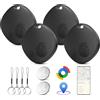 uootem Air Tracker Android, 4 Pezzi Smart Tag, Bluetooth Localizzatore Compatibile con Google Find Hub(Solo Android), Smart Tracker Tag Chiavi per Bagagli,Valigie,Chiavi,Portafogli