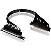 Thermaltake Cavo Thermaltake PCI-E 4.0 Doppio 90 gradi 40cm Nero [AC-077-CO1OTN-C1]