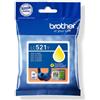 Brother Cartuccia a getto d'inchiostro Brother LC521Y 500 pagine Giallo [LC521Y]