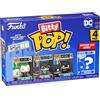 Funko Bitty Pop! DC - Batman, Batgirl, The Joker E una Mini Figura Misteriosa a Sorpresa - 0.9 Inch (2.2 Cm) - DC Comics da Collezione - Ripiano Espositivo Impilabile Incluso