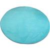 Inzopo - Tappeto rotondo in peluche per bambini, 100 cm, colore: Blu