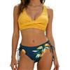 MLPKOI Due Pezzi Bikini Set, Costumi da Bagno Donnaa, Push Up Bikini, Costume Donna Costume da Bagno, Stampa Floreale Costumi Donna Mare Curvy, Sexy Beachwear
