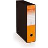 Q-Connect Registratore protocollo con custodia TOPToo Plus by Q-Connect dorso 8 cm - 28,5x35 cm - arancio - 0201043/P.AR - F09770