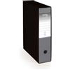 Q-Connect Registratore protocollo con custodia TOPToo Plus by Q-Connect dorso 8 cm - 28,5x35 cm - grigio - 0201043/P.GR - F09774