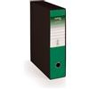 Q-Connect Registratore protocollo con custodia TOPToo Plus by Q-Connect dorso 8 cm - 28,5x35 cm - verde - 0201043/P.VE - F09777