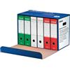 Esselte Registratori con custodia Esselte Oxford Box G85 Italia protocollo 54,5x36,5 cm - dorso 8 cm - conf. 6 pzassortiti Italia - F09779
