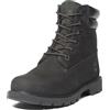Timberland Linden Woods WP 6 inch, Stivali alla Moda Donna, Black, 38 EU Larga