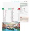 Calendari Italia illustrati trimestrali 12 fogli 28,8 x 47 cm personalizzate o neutre
