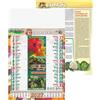 Calendario da parete personalizzato Orto e Giardino 28,8 x 47 cm personalizzate o neutre