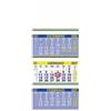 Calendari trittico da personalizzare con 12 fogli 33 x 79 cm personalizzate o neutre