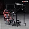 Dardoo Racing Simulator Cockpit con Triple Monitor Stand Fit Logitech G923 G29