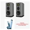 WHARFEDALE EVO 5.2 GRIGIO COPPIA DIFFUSORI DA STAND 2 VIE CON CAVO IN OMAGGIO