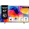 Samsung Smart TV 43" 4K Ultra HD LED Tizen Vision AI Classe F Nero UE43M70HAUXZT