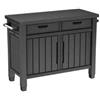 Keter tavolino da giardino UNITY XL DRAWERS GRAFITE - ECOM PACK