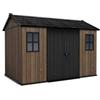 Keter casetta da giardino in resina APEX 7511/1175 SIGNATURE WALNUT - DOPPIA OPZIONE MONTAGGIO
