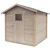 Alce Casetta da giardino in legno Capalbio 198x198 cm Porta Singola Finestrata