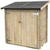 Alce Casetta da giardino in legno Bh16 Ambrogio Addossata 155x85 cm