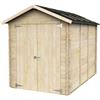 Alce Casetta da giardino in legno Bh16 Fiamma 178x273 cm