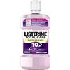 LISTERINE Total Care, Collutorio 0% alcol al gusto di Menta Pura, Collutorio al Fluoro con 10 benefici in 1 per una protezione completa e denti più forti, per un'igiene orale completa, 500 ml
