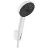 hansgrohe Pulsify Select S Set supporto doccia 105 3 tipi di getto Relax con flessibile 160 cm, bianco opaco, 24303700