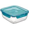 Bormioli Rocco 18x18 cm - Frigoverre Evolution Contenitore Per Alimenti Ermetico In Vetro Temperato