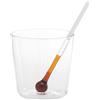 Zafferano 38.5 cl - Spritzometro Bicchiere Cocktail Fatto a Mano In Vetro Borosilicato Set 2 Bicchieri e Misurino