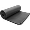 Wiltec tappetino yoga nero 190x100x1,5 cm tappetino da palestra tappetino da pavimento antiscivolo extra spesso