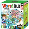 Merkloos Il mondo dei puzzle Headu con elementi 3D, 108 pezzi.