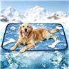 Audasi Tappetino Refrigerante Per Cani Gatti 100X70CM,Tappetino Rinfrescante Auto-Raffreddante Antiscivolo Per Cani Gatti,Pieghevole Lavabile,Adatto Per Pavimenti,Divani Gabbie Per Animali Domestici
