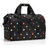 reisenthel allrounder L - Borsa da Medico Multifunzione per Viaggio, Lavoro e Tempo Libero, Multitasche con Tracolla Rimovibile, Tessuto Idrorepellente, 30 L, Fantasia a Pois