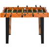 HOMCOM Calcio Balilla in Legno con 22 Giocatori e Accessori Inclusi