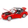 Modello di mini playset per auto in lega 1:32 con luce flash Pull bac da