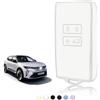 TOOMUME Cover Chiave, Guscio Chiave Carta Adatto per Renault Scenic 4 Megane Talisman Koleos Kadjar Clio Captur Espace Zoe Arkana Dacia Duster, Custodia Chiavi Telecomando Copri Chiavi - Smart Key
