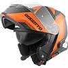 Bogotto V271 BT Zabu Casco Bluetooth, nero opaco/arancione, XS
