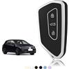 TOOMUME Cover Chiave, Guscio Chiave Adatto per Volkswagen VW Golf 8 MK8 per Cupra Born Formentor Seat Leon MK4 Ateca Tarraco Skoda Octavia Atlas, Custodia Chiavi Telecomando Copri Chiavi - Smart Key