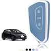 TOOMUME Cover Chiave, Guscio Chiave Adatto per Volkswagen VW Golf 8 MK8 per Cupra Born Formentor Seat Leon MK4 Ateca Tarraco Skoda Octavia Atlas, Custodia Chiavi Telecomando Copri Chiavi - Smart Key