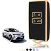 TOOMUME Cover Chiave, Guscio Chiave Carta Adatto per Renault Scenic 4 Megane Talisman Koleos Kadjar Clio Captur Espace Zoe Arkana Dacia Duster, Custodia Chiavi Telecomando Copri Chiavi - Smart Key