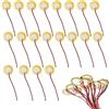 Norhogo 20 pezzi Elementi Piezo Buzzer Acustico Pickup Ø 27mm Sounder Sensore, Piezo Trigger Buzzer, per orologi, chitarre acustiche, campanelli elettronici