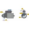 BOSCH Motorino d'avviamento BOSCH 0 986 023 870