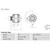 BOSCH Alternatore BOSCH 0 986 084 670