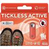 INFINITY TRADE KFT TICKLESS ACTIVE PERSONE DISPOSITIVO ULTRASUONI REPELLENTE ZECCHE PULCI PER TREKKING E OUTDOOR RICARICABILE TRAMITE USB COPERTURA 2,5 M COLORE CORALL