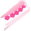 IMIKEYA Punteggi di coda di dinosauro puntello Prop di cosplay di dinosauro coda di costume animale code coda di dinosauro per la festa Accessorio in costume da festa tessuto rosa