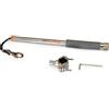 dobar® 62000 Walky Dog Plus Guinzaglio per Cani - Distanziatore in Acciaio Inox - Supporto per Bicicletta con Triplo Ammortizzatore - Guinzaglio con Quicklock e distanziatore - 37,5 cm - Argento