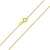 Bling Jewelry Collana A Catena Di Base A Maglia Sottile 019 Per Donna In Argento Sterling 925 Placcato Oro 14K 18 Pollici Made In Italy