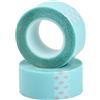 Aohyue 2 rotoli di nastro adesivo per extension, 3 m × 2 cm, forte forza adesiva, impermeabile, nastro di ricambio per extension e parrucche