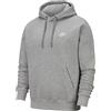 Nike M Nsw Club Po Bb, Felpa con Cappuccio Uomo, Grigio_Nero, XL